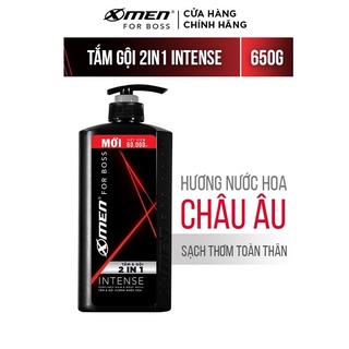 Tắm Gội X-Men For Boss Intense 2in1 650gMầu Đỏ