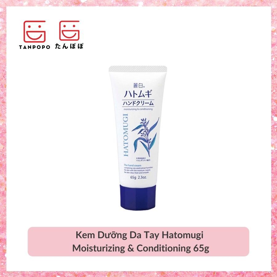 Kem Dưỡng Da Tay Hatomugi Hand Cream 65g Nhật Bản