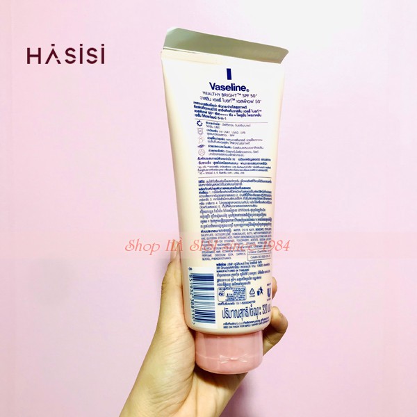 Serum Dưỡng Thể VASELINE - SPF50+/PA++++ Sun+Pollution Protection 50X 5IN1 - 320ml