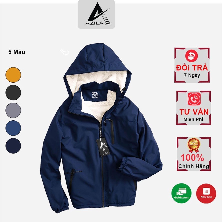 Áo khoác nam Azila - Áo Gió Nam Nữ Thể Thao Lót Lông Siêu Bền Siêu Ấm - Chống Nước - G25 - HÀNG MỚI VỀ