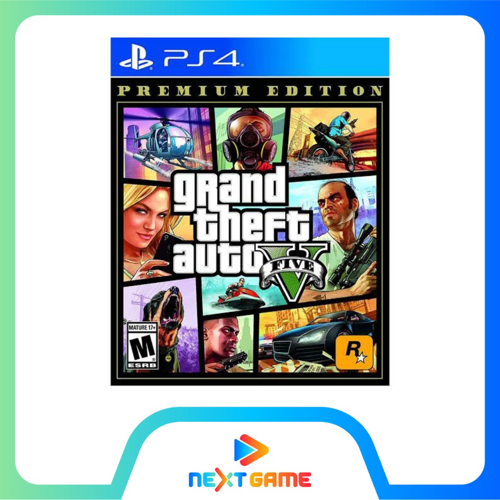 Bộ Đồ Chơi Ps4 Gta 5 - Grand Theft Auto V Premium Edition