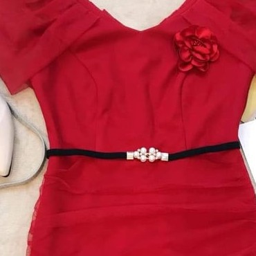 AMYRA Dây belt cài đính hạt nhiều mẫu mã ngẫu nhiên dây nịt