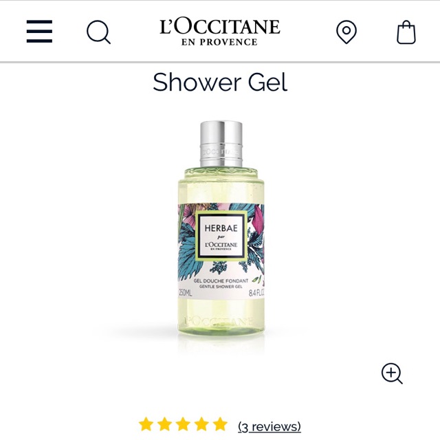 Sữa tắm Herbae par L'OCCITANE Gentle Shower Gel