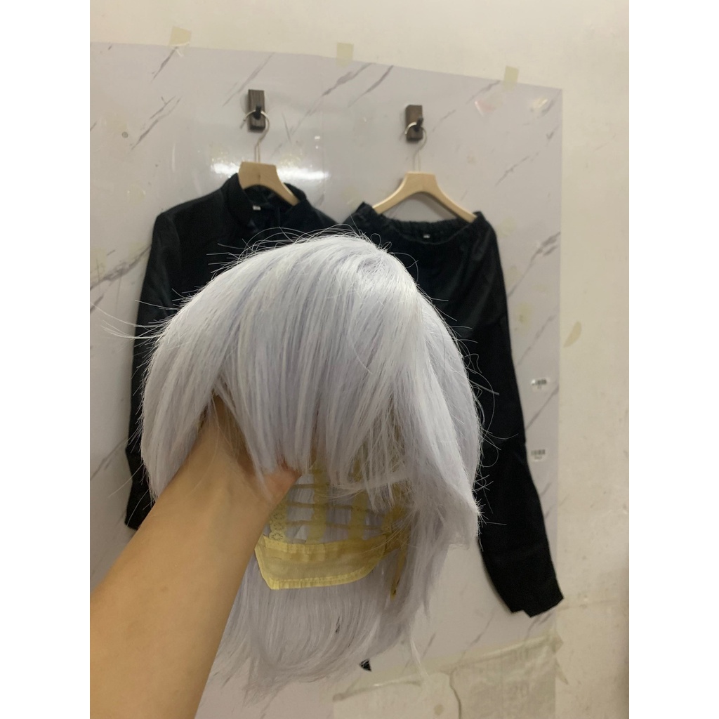 Set đồng phục hóa trang thành nhân vật Gojo Satoru Yuji Itadori trong phim anime Jujutsu Kaisen kèm tóc giả