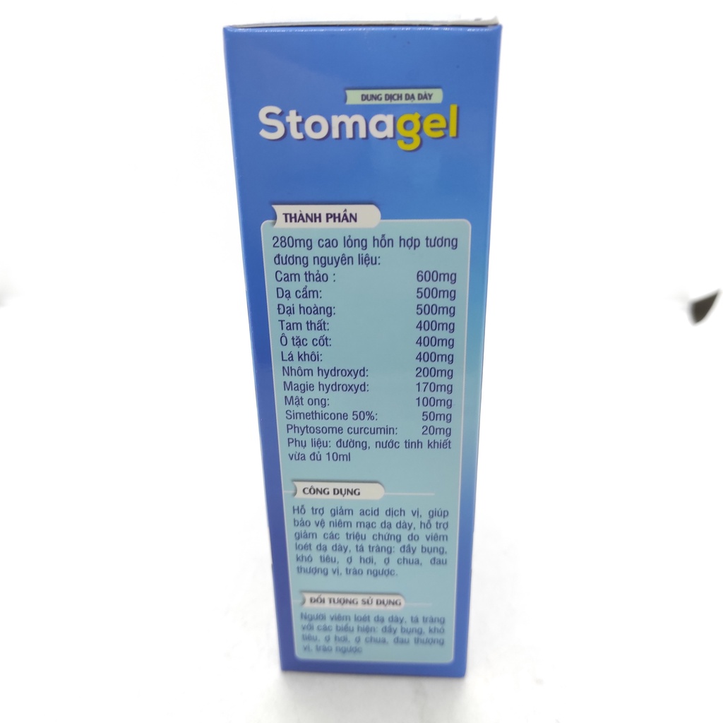Dung Dịch Dạ Dày Stomagel - Bảo Vệ Niêm Mạc Dạ Dày - Hộp 16 gói