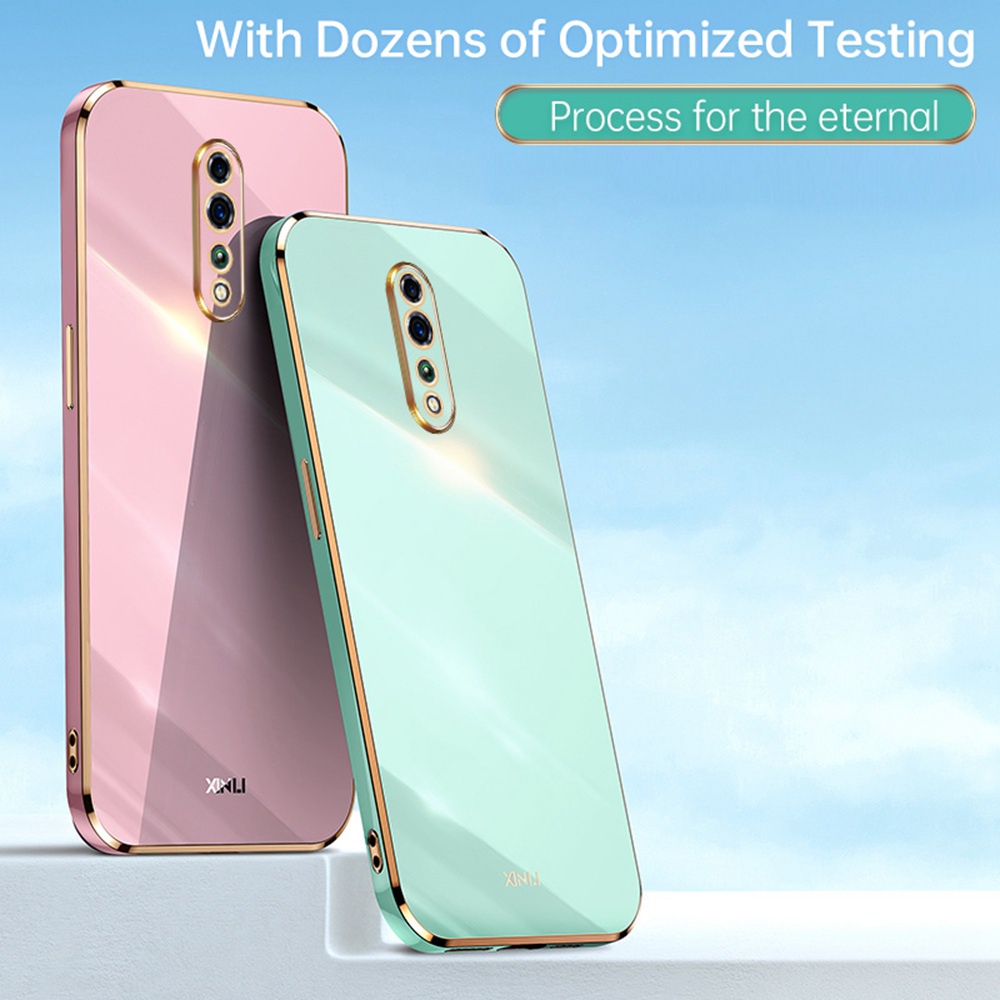 Ốp Điện Thoại TPU Dẻo Mạ Vàng 6D Nhiều Màu Sang Trọng Cho Oppo Reno Z PCDM10 CPH1979 RenoZ