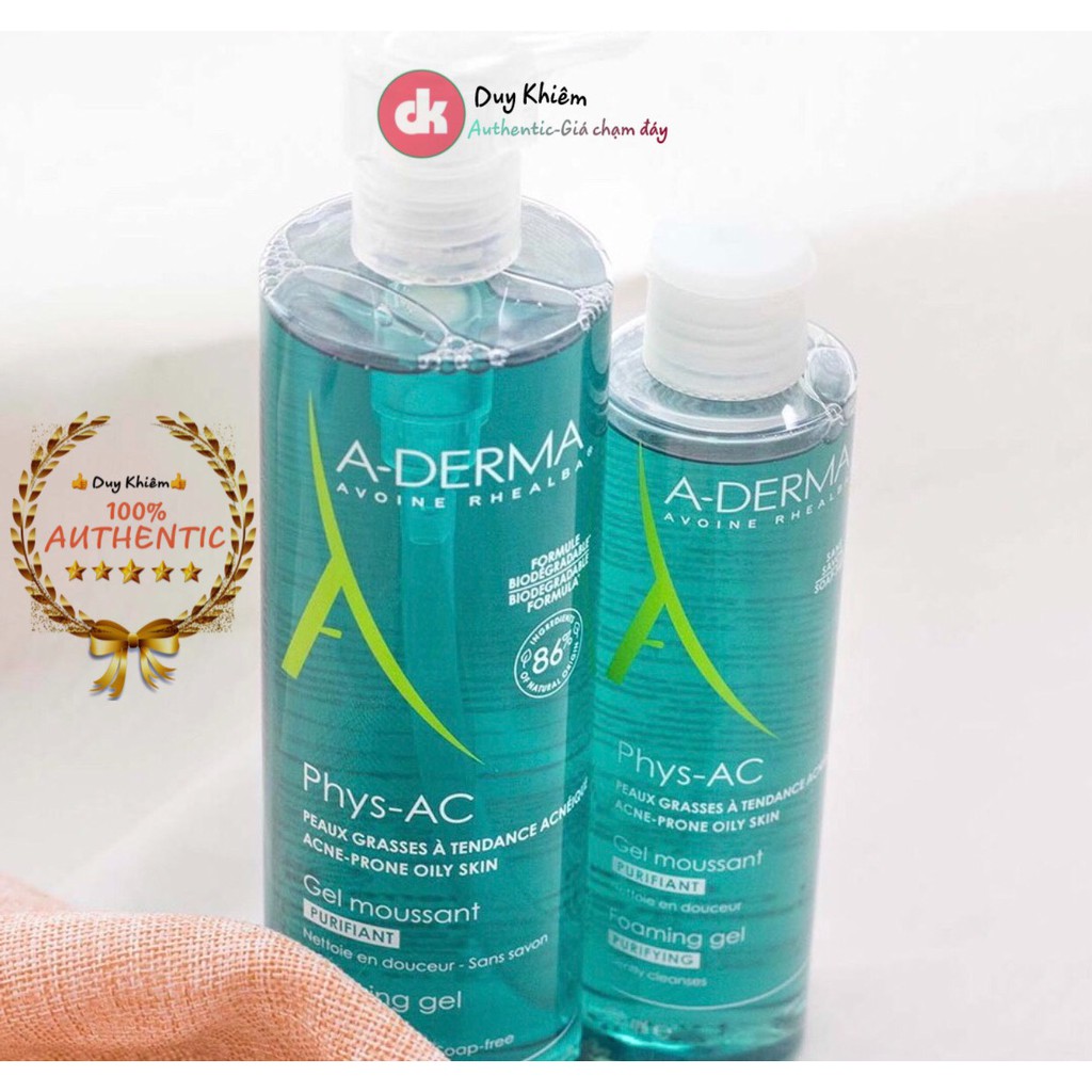 Sữa Rửa Mặt A-Derma Gel Moussant Purifiant Phys-Ac | BigBuy360 - bigbuy360.vn