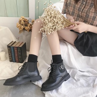 Giày oxford cổ cao Ulzzang