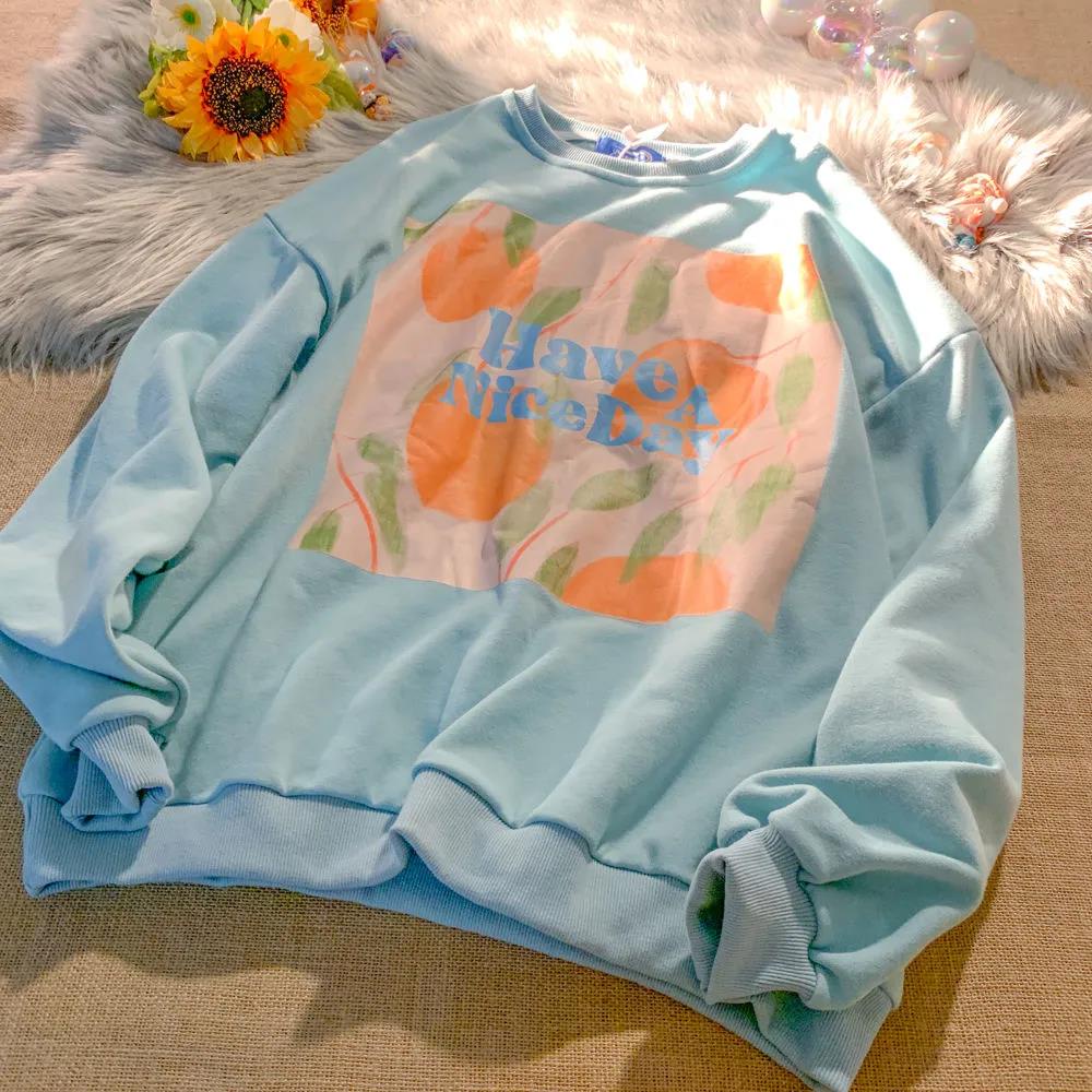 Áo Sweater Tay Dài Dáng Rộng Phong Cách Nhật Bản 2021 | BigBuy360 - bigbuy360.vn