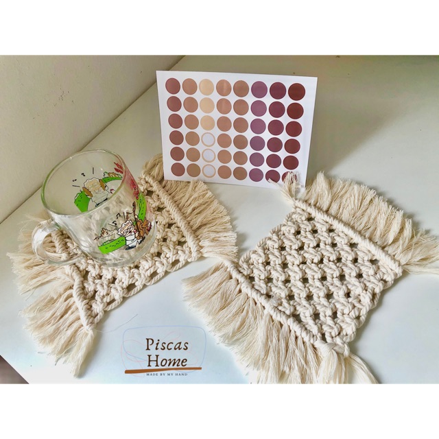 Lót Ly Macrame