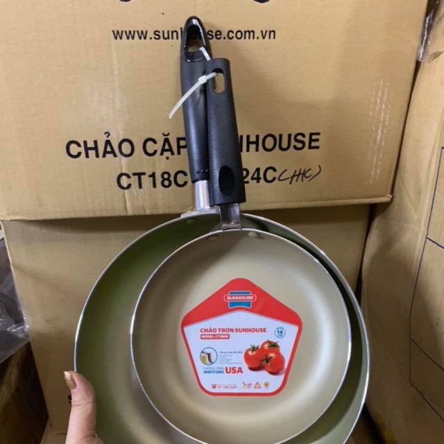 Bộ 2 chảo sunhouse