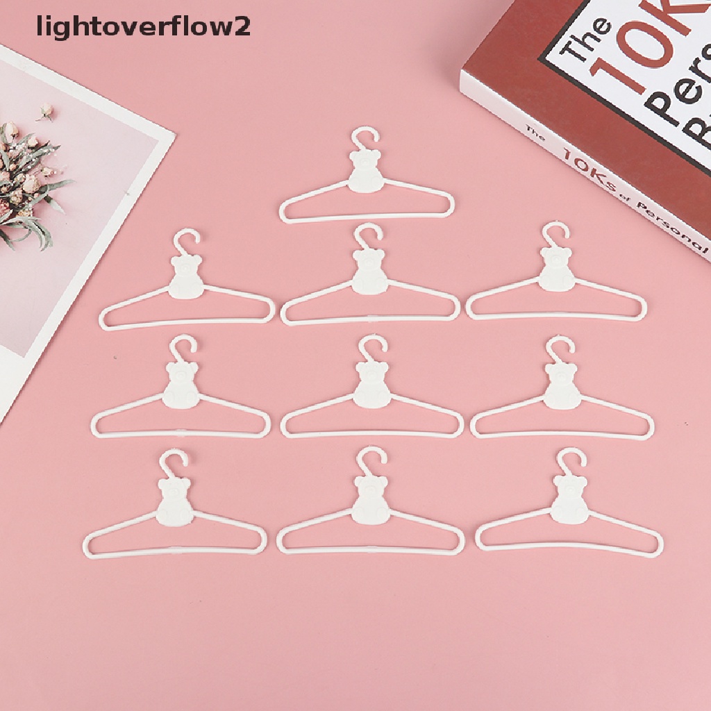 Set 10 Móc Nhựa mini Treo Quần Áo Búp Bê
