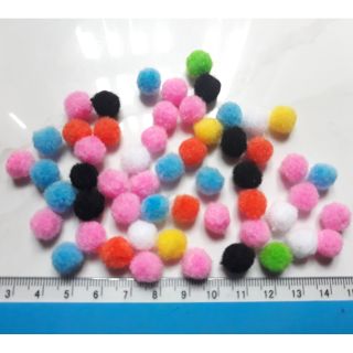 50 hạt pom pop trang trí slime