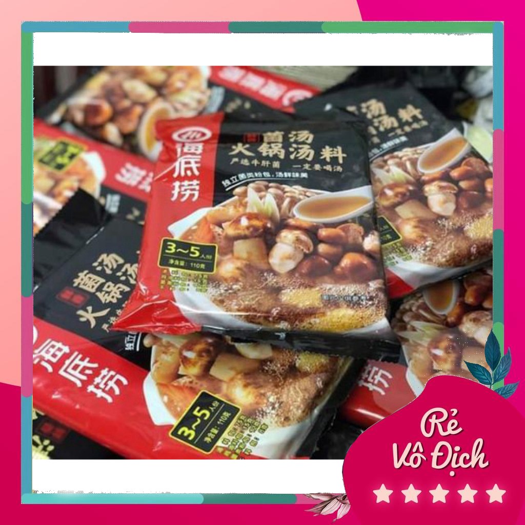 [[ Cốt lẩu HAIDILAO Vị Thập Cẩm (Không Cay) ]]