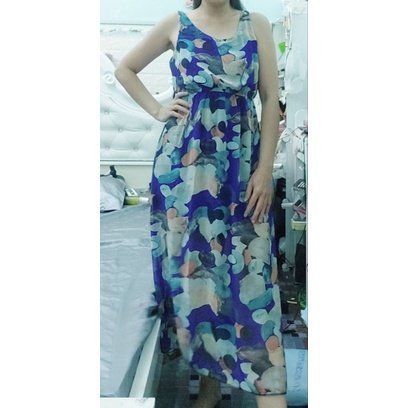 Thanh lý đầm maxi voan dễ thương