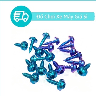 ỐC DÀN ÁO HONDA TITANIUM GR5 XANH NGỌC- XANH TITAN