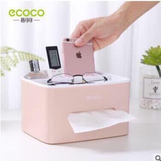 Hộp đựng giấy ăn đa năng để bàn ECOCO