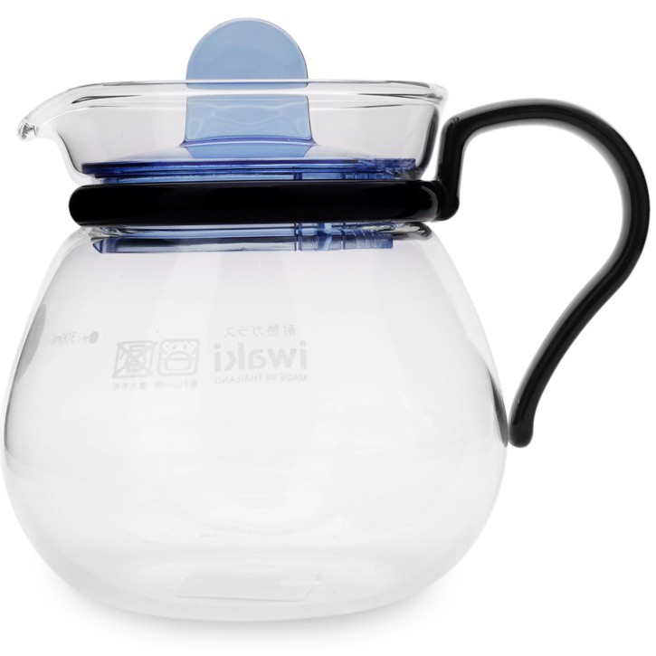 Bình Trà Thủy Tinh Nhật Bản Iwaki 400ML - Màu Xanh Biển