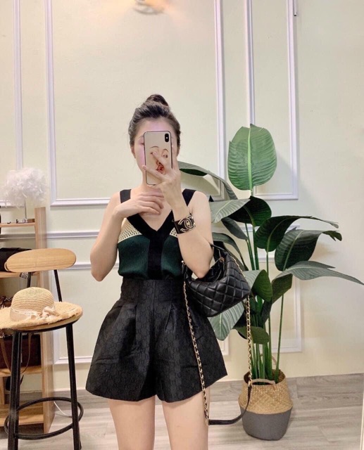 [Mã FAMARAL2 giảm 10K đơn 50K] Quần short phồng GG (135k)