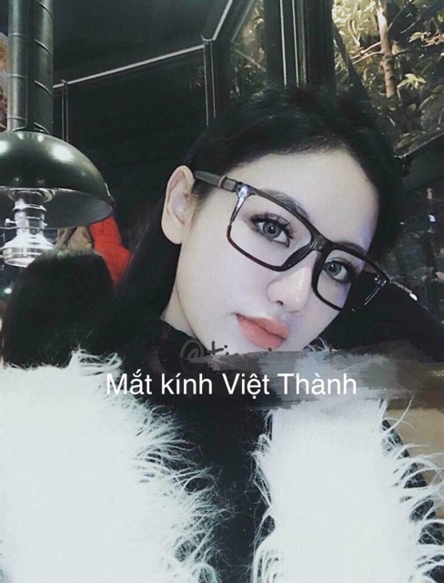 Gọng kính giả cận vuông lớn có độ cận viễn loạn G8056
