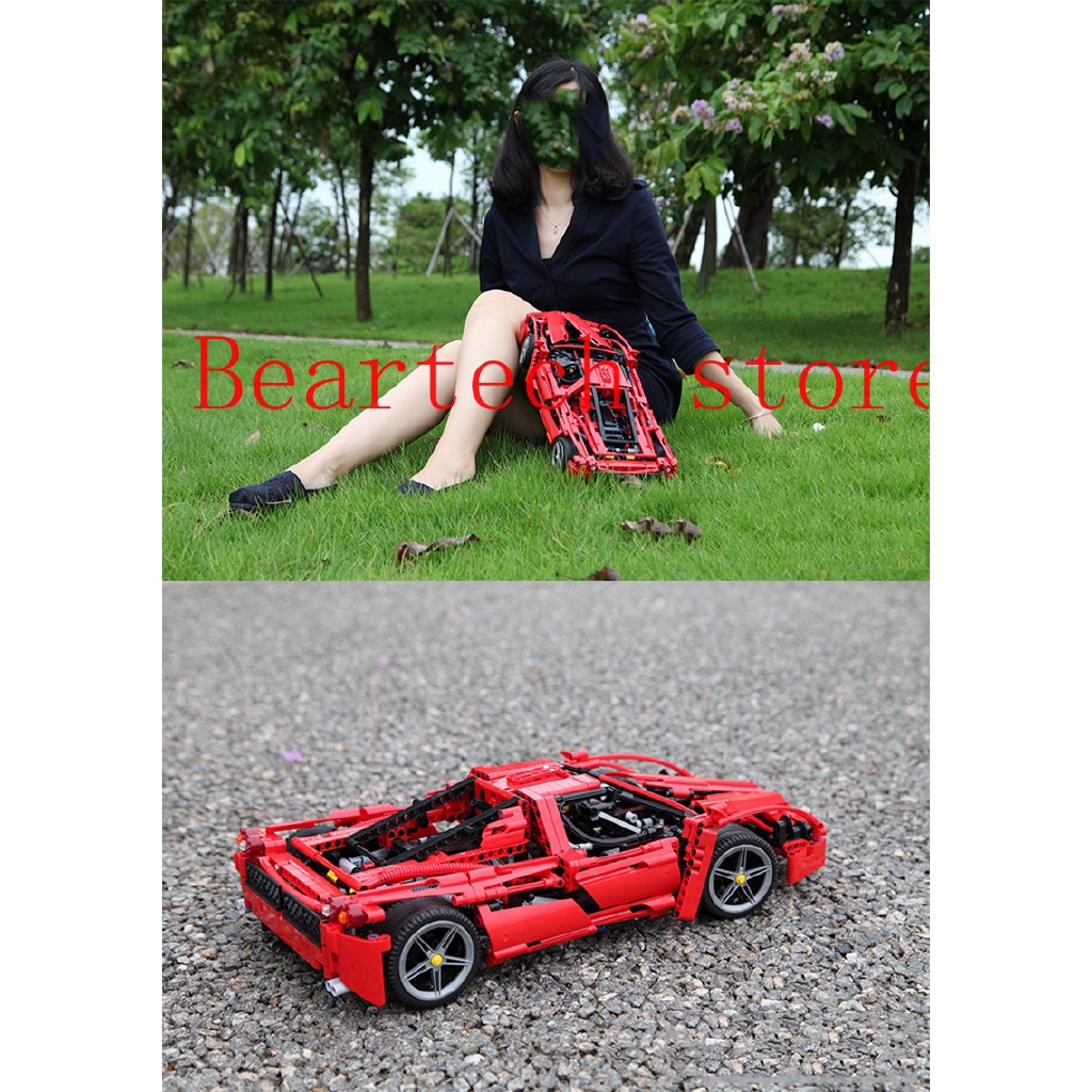Bộ đồ chơi lắp ráp lego xe hơi Bela 9186 Technic ENZO Ferrari 1:10 8653
