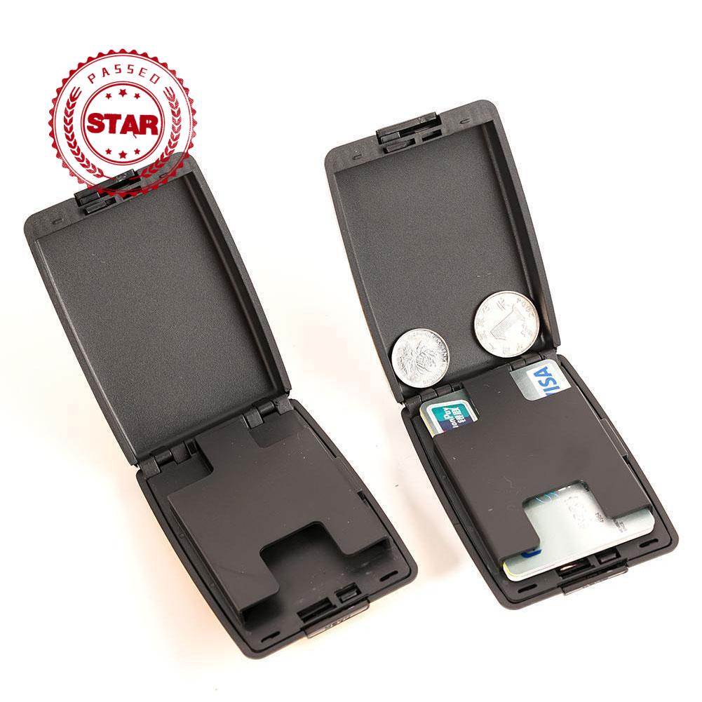 Ví Nhôm Đựng Thẻ Đa Năng Thông Minh 4 Màu 10.5*7*3Cm A7A7