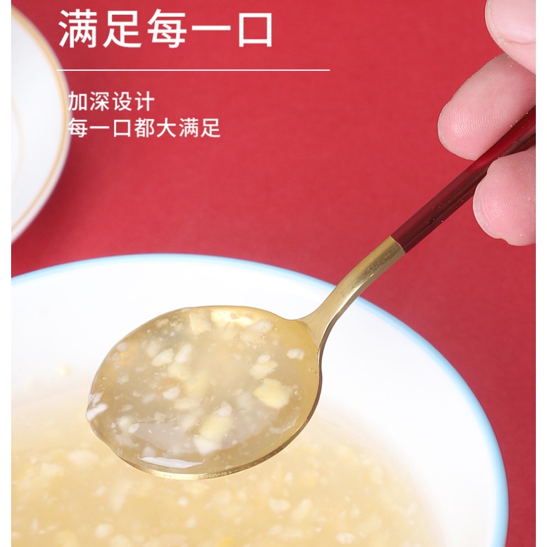 Muỗng Tròn Bằng Thép Không Gỉ Hình Mèo Hoạt Hình Dễ Thương