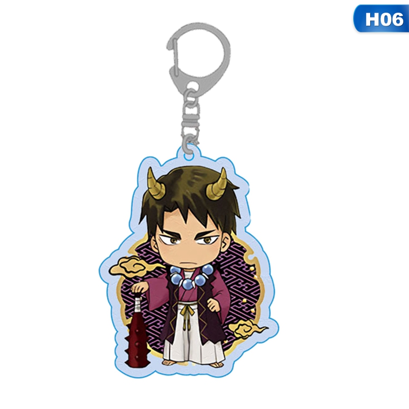 flowersqueen Móc khóa hình nhân vật anime Haikyuu xinh xắn