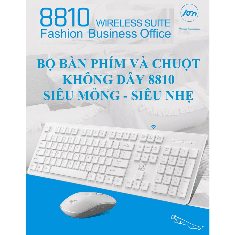 Bàn phím và Chuột không dây 8810