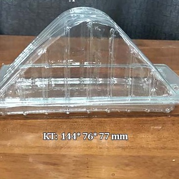 COMBO 10 HỘP NHỰA ĐỰNG BÁNH SANWICH 13,5 CM X 6 CM