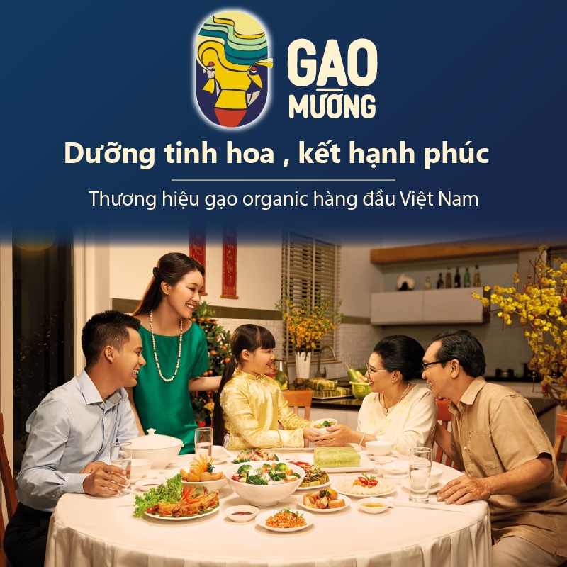 Gạo hữu cơ ST25 thơm ngon đóng gói hút chân không 1kg | BigBuy360 - bigbuy360.vn