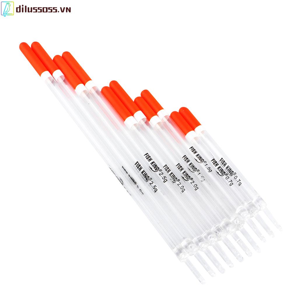 Set 10 Phao Câu Cá Bằng Nhựa Trong Suốt