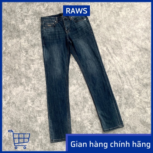 Quần Jean Plac Xanh ống xuông Korea Chính Hãng - Mã sản phẩm PJTO4BEM925