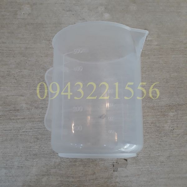 CA ĐONG 500ML NHỰA CÓ VẠCH CHIA
