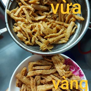 Sườn non chay chiên giòn.