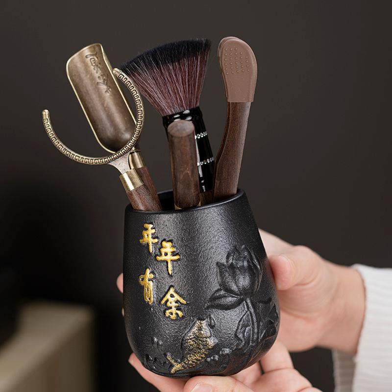 Bộ 6 Món Phụ Kiện Uống Trà Phong Cách Kung Fu
