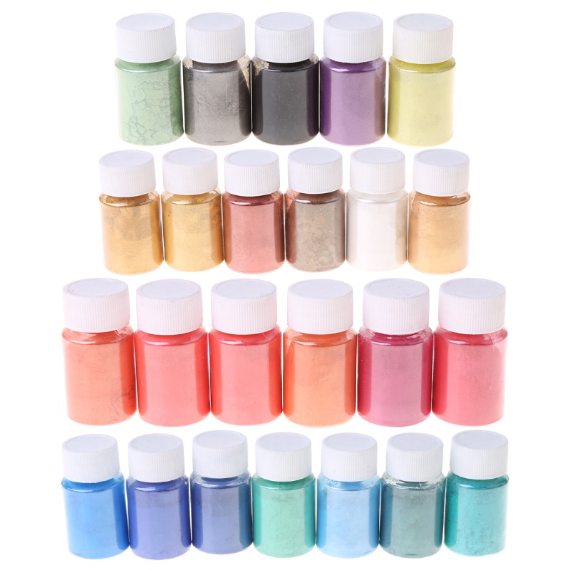 Hộp Phấn Phủ Ngọc Trai 24 Màu Tự Nhiên Sắc Tố Ngọc Trai Epoxy Mica