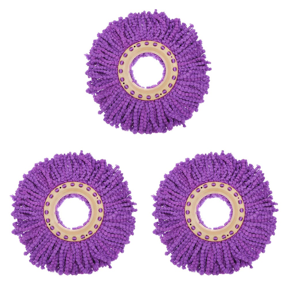 Bông lau nhà thay thế tròn sợi cotton, lau siêu sạch