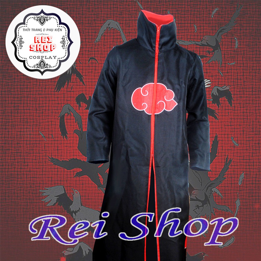 Áo Khoác Akatsuki - Cosplay Akatsuki Trong Bộ Phim Naruto