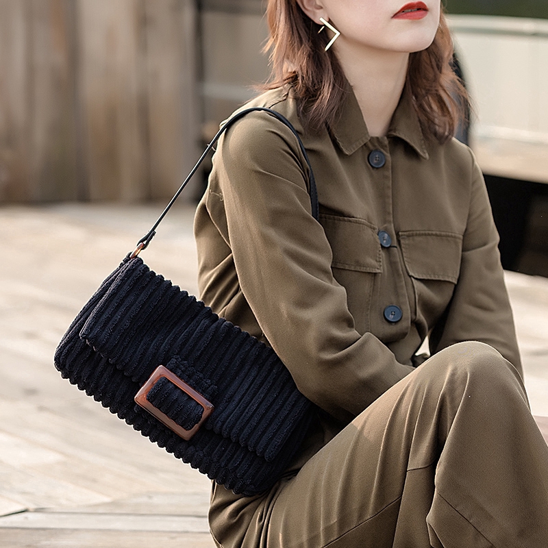 IELGY Túi Xách Vải Bông Đeo Chéo Thời Trang Đơn Giản Cho Nữ