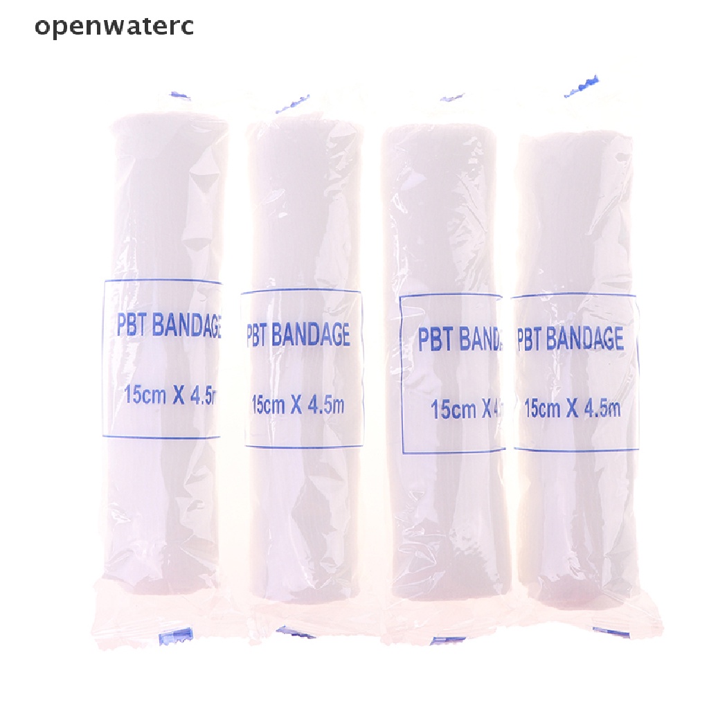 Openwaterc 4 Cuộn Băng Cứu Thương Y Tế Sơ Cứu Bằng Cotton Đàn Hồi Chăm Sóc Sức Khỏe