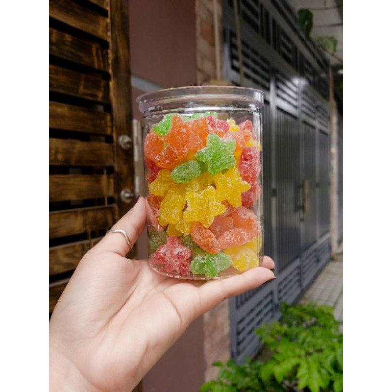 Hủ pet-300gr kẹo dẻo HƯƠNG trái cây