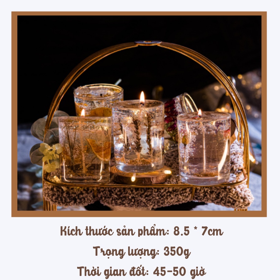 Nến Thơm MAIBA Thạch Jelly Hoa Khô Vĩnh Cữu Tinh Dầu Cao Cấp Thư Giãn Khử  Mùi Trang Trí Decor - Nến trang trí | SieuThiHoaPhat.com