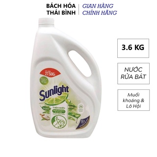 Nước rửa chén Sunlight Thiên Nhiên chai 3.6kg (MỚI)