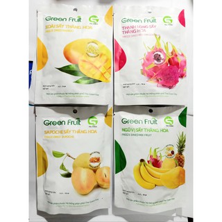 🍏🍍🍊trái cây sấy giòn tự nhiên 100 % .12.5 gr