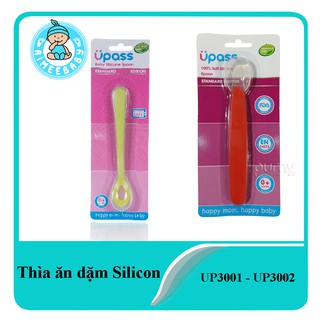 Up3001w - up3002w - thìa ăn dặm silicone cho bé