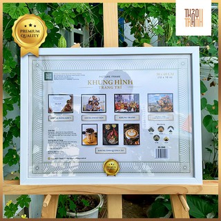 Khung Hình Treo Tường 20x30cm,Khung Ảnh Bằng Khen, Khung Tranh Trang Trí -Măt Nhựa Mica trong suốt, An toàn,không bể vỡ