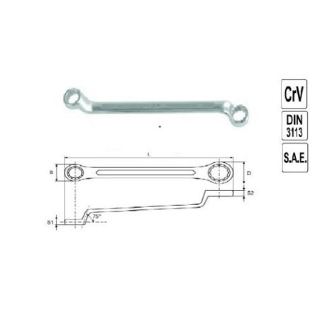 [ Dụng Cụ Số Pro ]. Đồ Nghề Yato Balan. Cờ lê 2 đầu tròng hệ mét Yato YT-4841/4843/4844/4846/4850/4851/4852