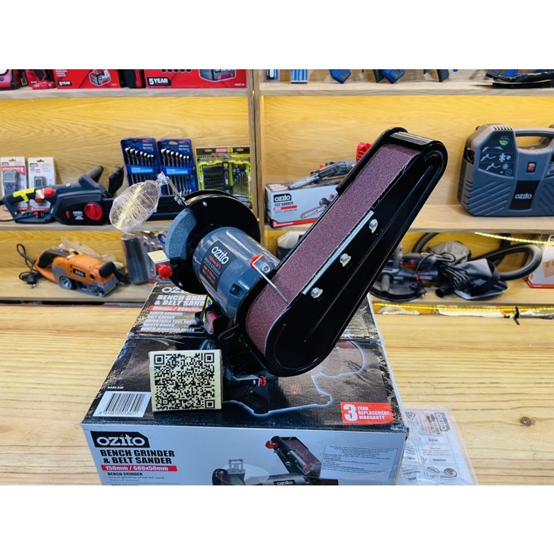 MÁY MÀI BÊN ĐÁ BÊN ĐAI NHÁM HIỆU OZITO BGBS-240 HÀNG MỚI 100% NHẬP KHẨU AUSTRALIA