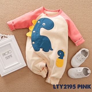 Bodysuit chất cotton dài tay cho bé trai, bé gái nhà Saola Kids - LTY2195PINK